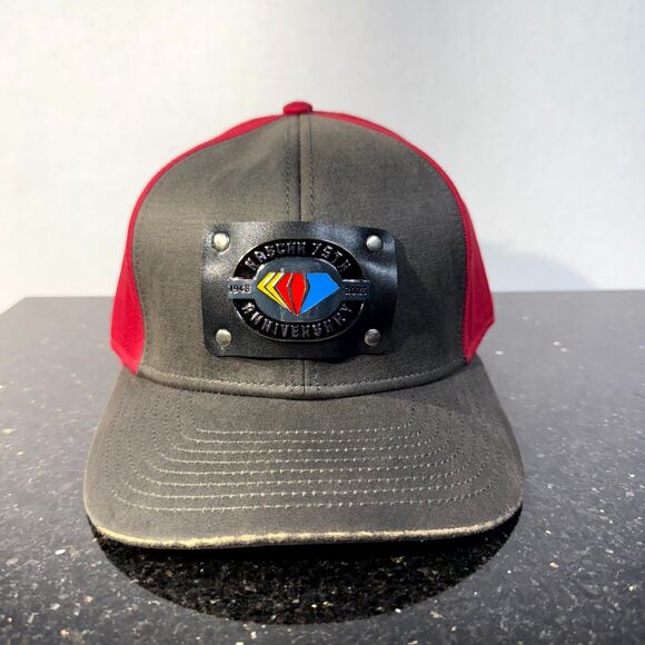 OFFICIAL NASCAR 75th Anniversary Metal Plate Adjustable Hat NEW - Picture 1 of 6